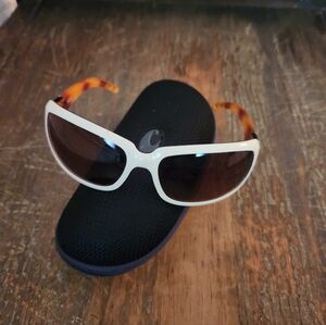Costa White and Tortoise Polarized Sunglasses